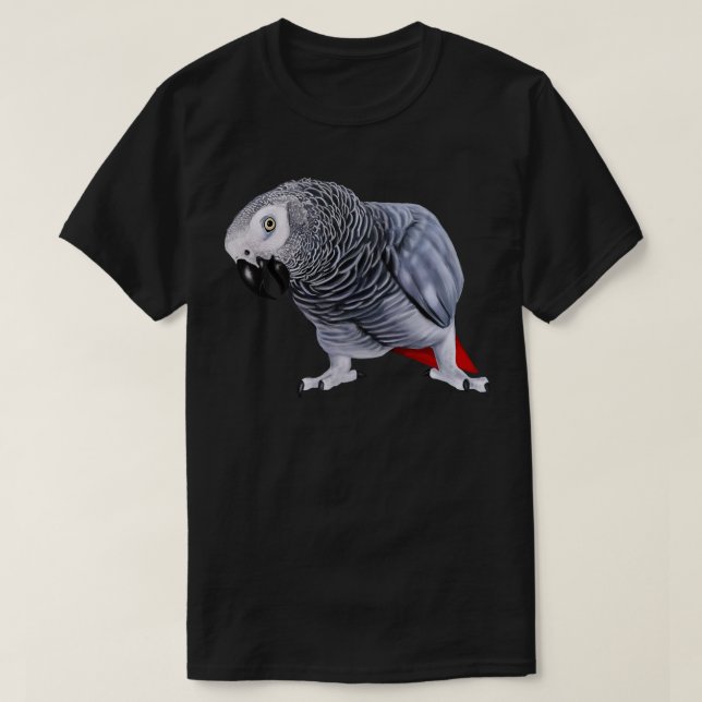 Camiseta Paro gris africano (Diseño del anverso)
