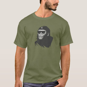 Camiseta Parodia de Ape Guevara Graffiti Stencil Style Che