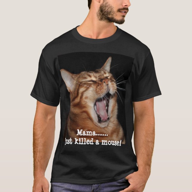 Camiseta Parodia de la canción de la reina del gato del (Anverso)