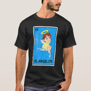 Camiseta Parodia de la lotería mexicana El Angelito