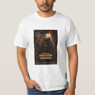 Camiseta Parodia de la Ópera del Fantasma de la Ardilla