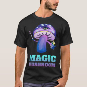 Camiseta Parodia de Magician Pun en el hongo mágico 