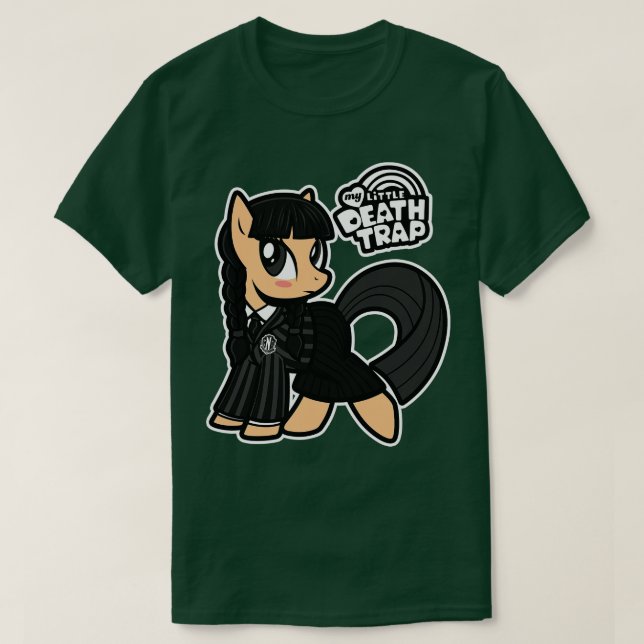 Camiseta Parodia de Mashup, Chica de Gótico de juguetes Cut (Diseño del anverso)