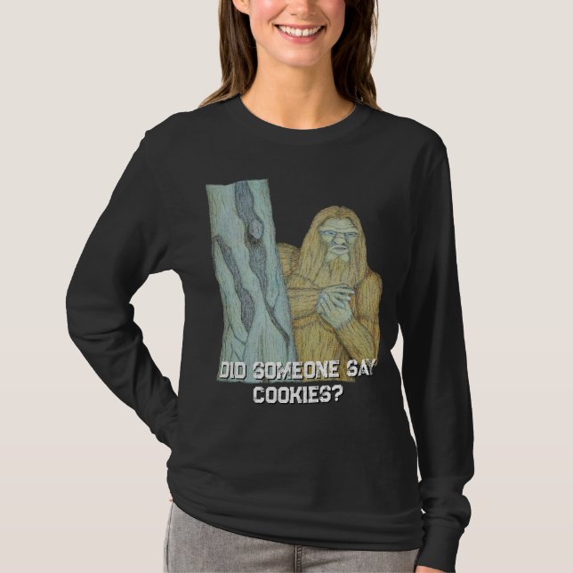 Camiseta Parodia de meme de Bigfoot (Anverso)
