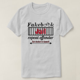 Camiseta Parodia de Novedad del infractor repetida en la cá