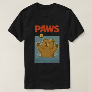 Camiseta Parodia de Patas Oso negro persiguiendo ratón asus