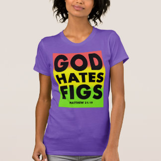 Camiseta Parodia de Westboro de los higos del odio de dios
