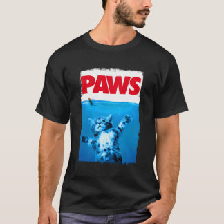 Camiseta Parodia del amante del gato y el ratón con el dedo