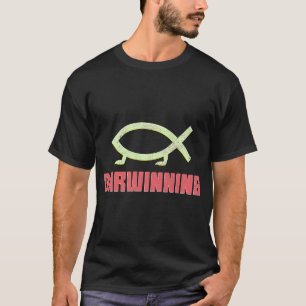 Camiseta parodia del darwinismo