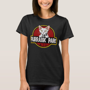 Camiseta Parodia del gato blanco devon rex