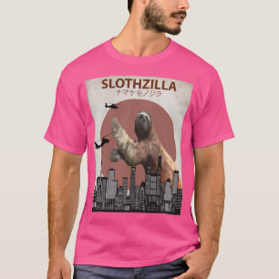 Camiseta Parodia del monstruo gigante de Slothzilla
