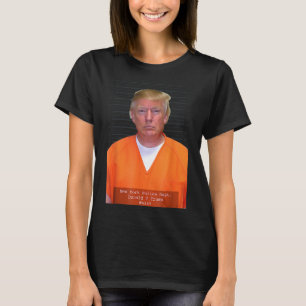 Camiseta Parodia del traje de jugada de Trump Mug Shot Rang