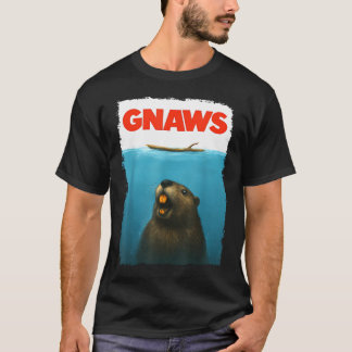 Camiseta Parodia Divertida de la Película Gnaws