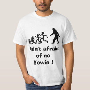 Camiseta Parodia divertida de Yowie en la evolución