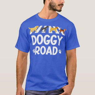 Camiseta Parodia musical de Doggy Road Rock de los amantes 