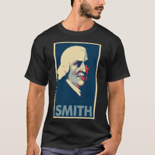 Camiseta Parodia política del poster de Adán Smith