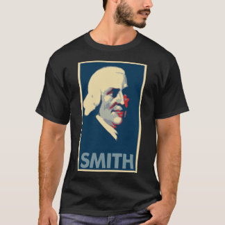 Camiseta Parodia política del poster de Adán Smith