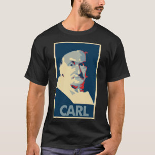 Camiseta Parodia política del poster de Carl Friedrich
