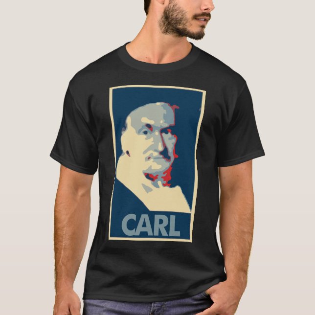Camiseta Parodia política del poster de Carl Friedrich (Anverso)