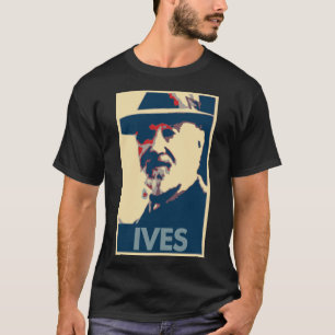 Camiseta Parodia política del poster de Charles Ives