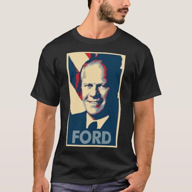 Camiseta Parodia política del poster de Gerald Ford (Anverso)