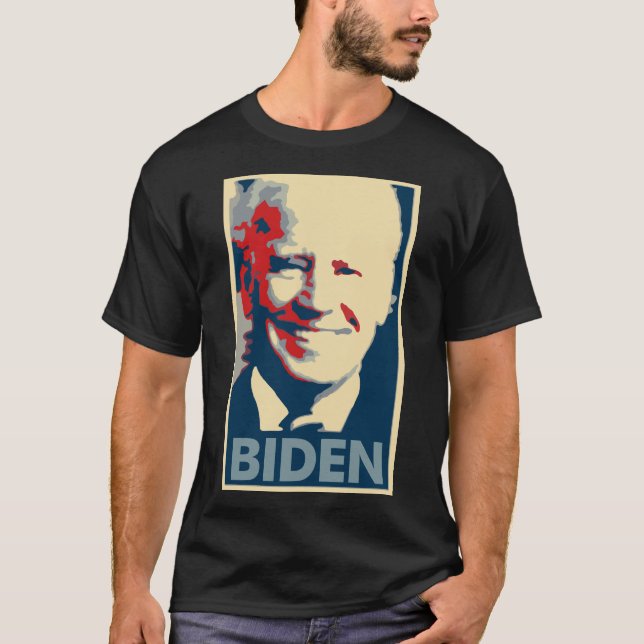 Camiseta Parodia política del poster de Joe Biden (Anverso)