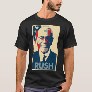 Camiseta Parodia política del poster de la precipitación de
