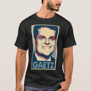 Camiseta Parodia política del poster de Matt Gaetz