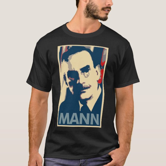Camiseta Parodia política del poster de Thomas Mann (Anverso)