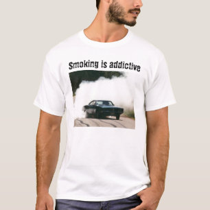 Camiseta Parodia que fuma