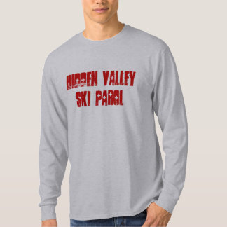 Camiseta Parol ocultado del esquí del valle
