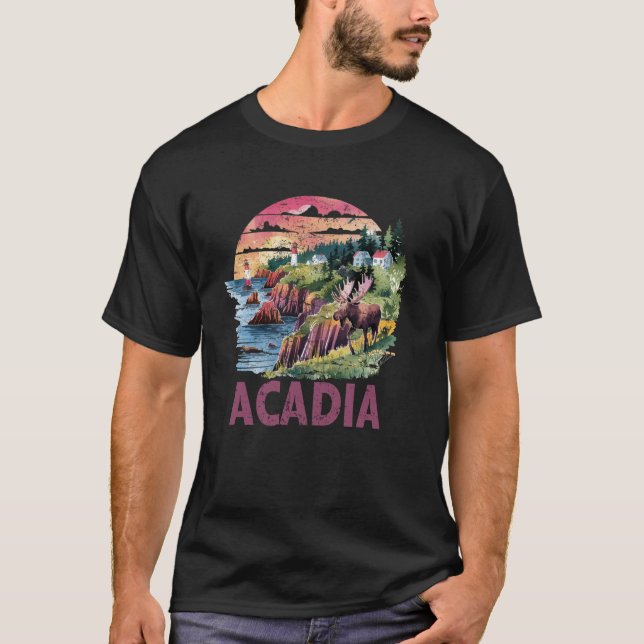 Camiseta Parque Acadia Naturaleza Maine Lover Adventure Tre (Anverso)