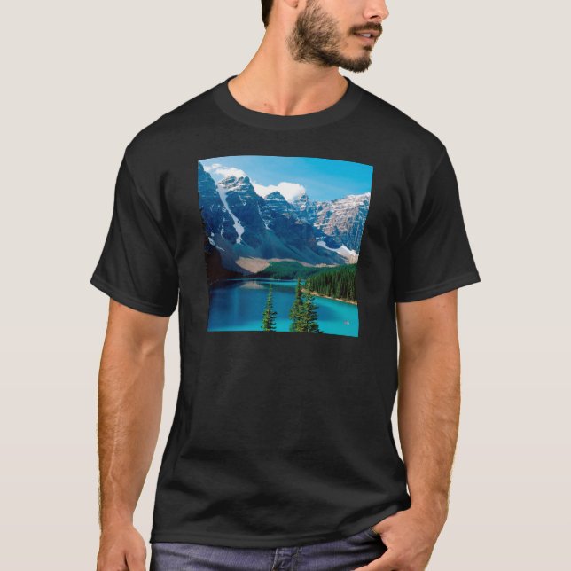 Camiseta Parque Canadá de la moraine del lago (Anverso)
