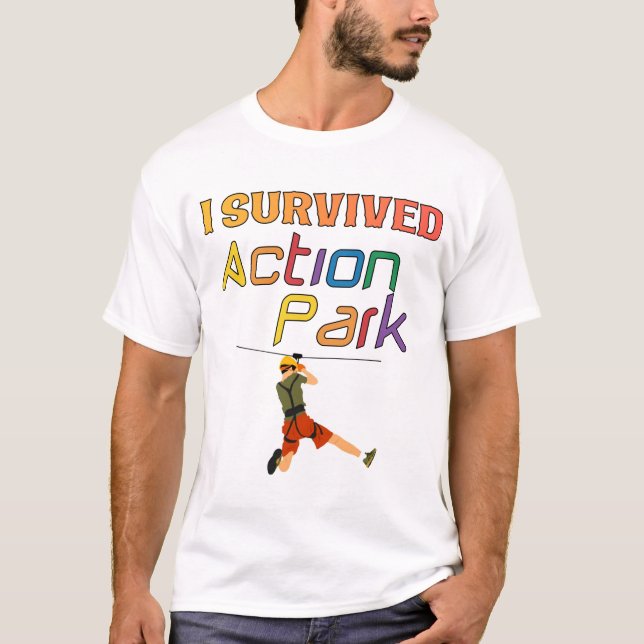 Camiseta Parque de acción sobreviviente (Anverso)