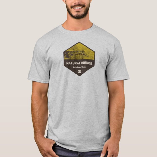 Camiseta Parque de atracciones del estado del puente natura (Anverso)