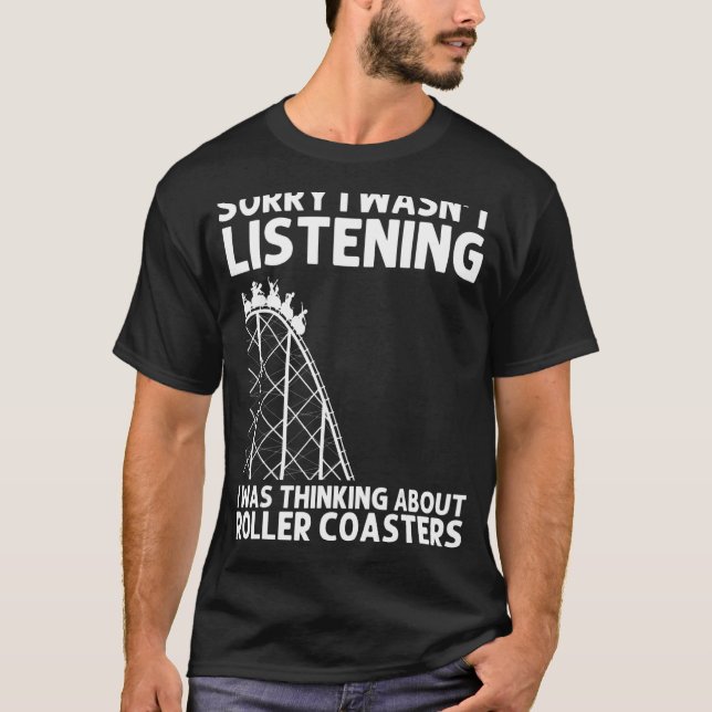 Camiseta Parque De Atracciones Guay Roller Coaster For Men  (Anverso)