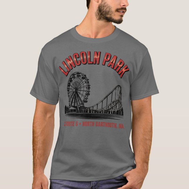 Camiseta Parque de atracciones Lincoln Park Retro - Dartmou (Anverso)
