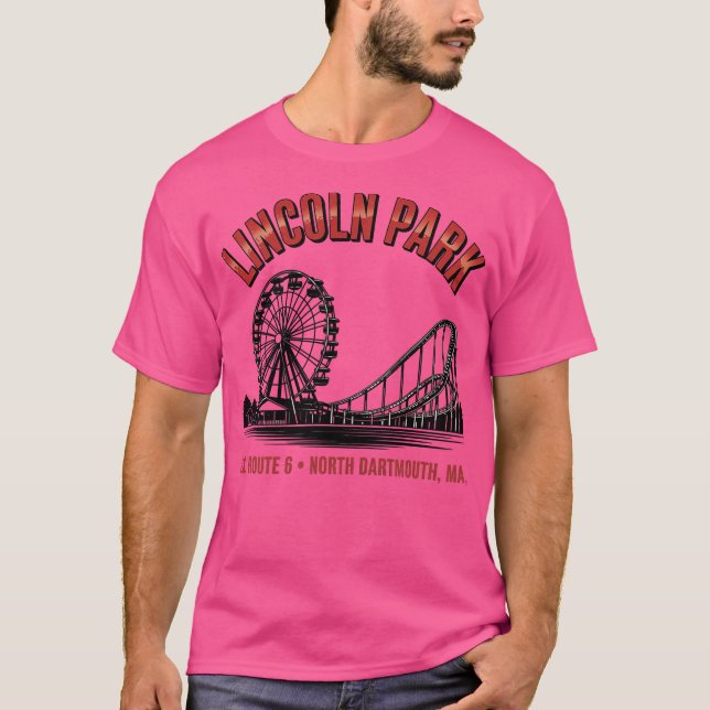Camiseta Parque de atracciones Lincoln Park Retro - Dartmou (Anverso)