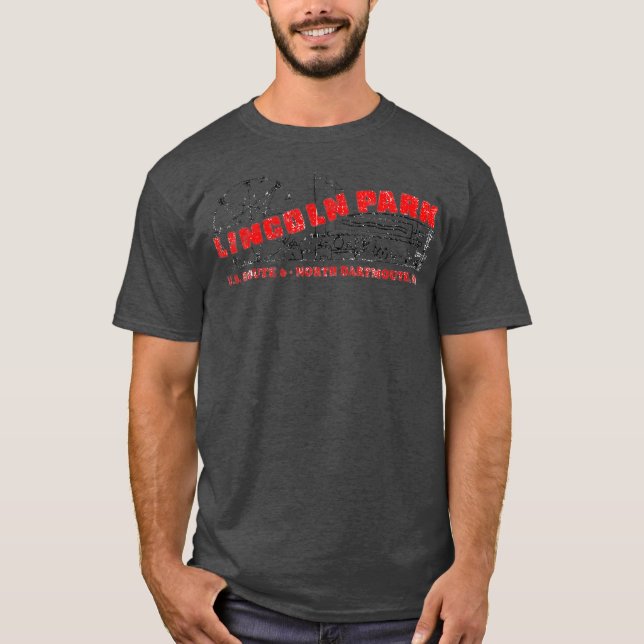 Camiseta Parque de atracciones Lincoln Park Retro T Shirt - (Anverso)