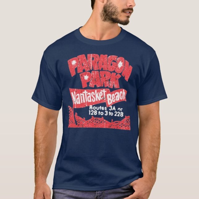 Camiseta Parque de atracciones Paragon Park Retro (Anverso)