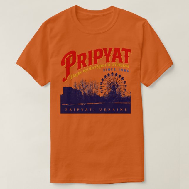 Camiseta Parque de atracciones Pripyat (Diseño del anverso)