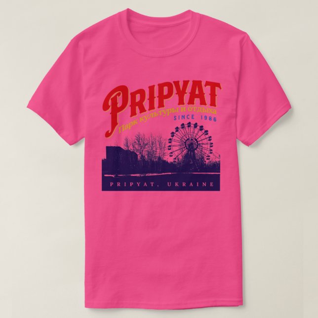Camiseta Parque de atracciones Pripyat (Diseño del anverso)