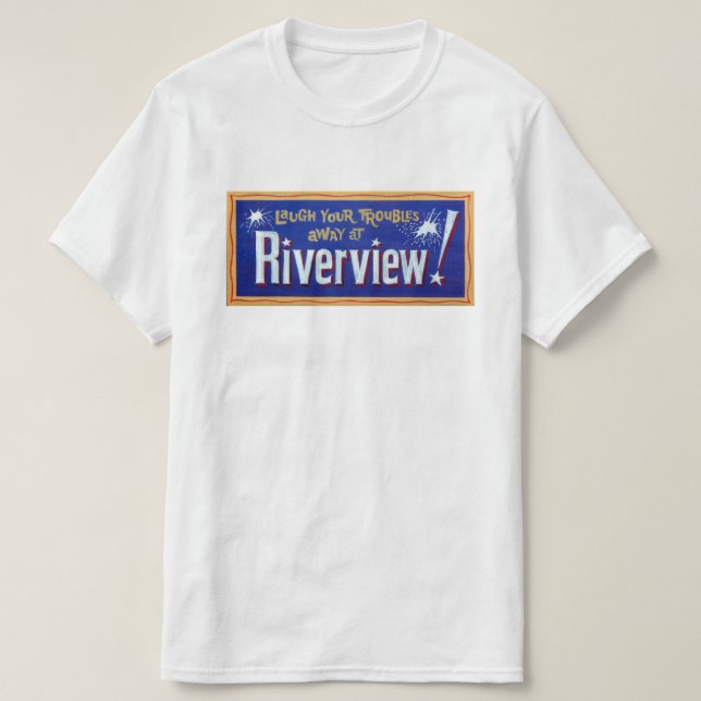Camiseta Parque de atracciones Riverview, Chicago, Illinois (Diseño del anverso)