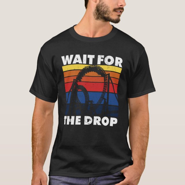 Camiseta Parque De Atracciones Roller Coaster Esperar La Ca (Anverso)