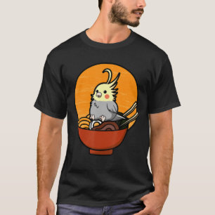 Camiseta Parque de aves Cockatiel Cockatoo Lutino Quarrion 