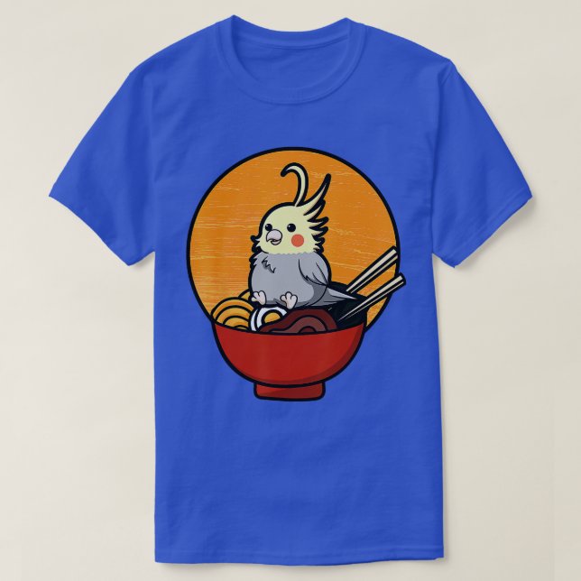 Camiseta Parque de aves Cockatiel Cockatoo Lutino Quarrion  (Diseño del anverso)