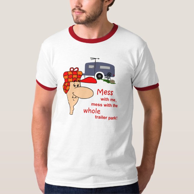Camiseta Parque de caravanas del campesino sureño (Anverso)