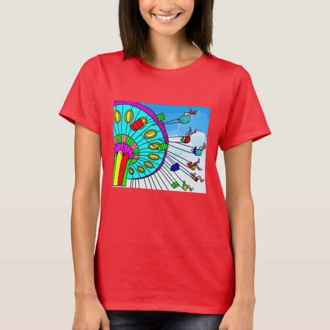Camiseta Parque de diversiones Fun Fair (Anverso)