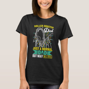 Camiseta Parque de diversiones Mens Roller Coaster Dad