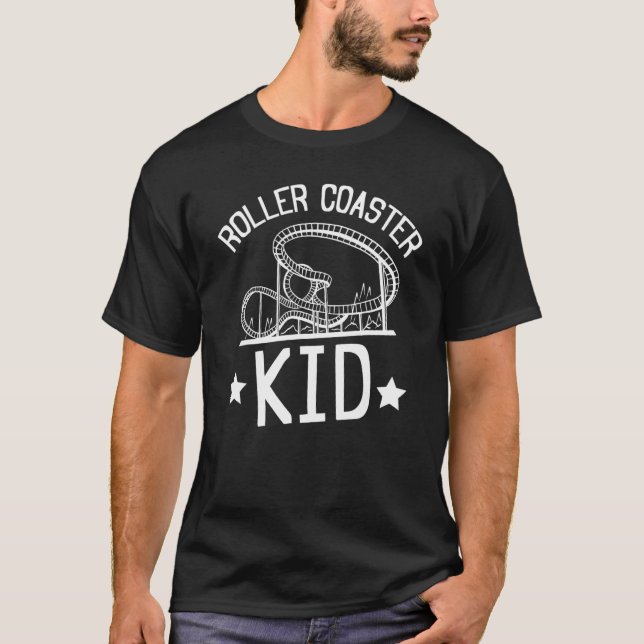 Camiseta Parque de diversiones Niños Carnival Roller Coaste (Anverso)
